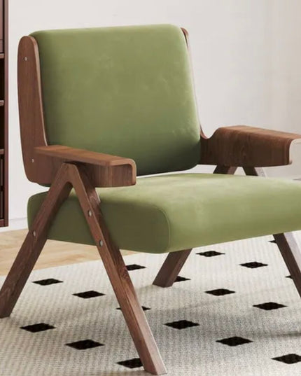 silla moderna verde