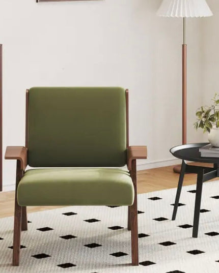 silla moderna verde