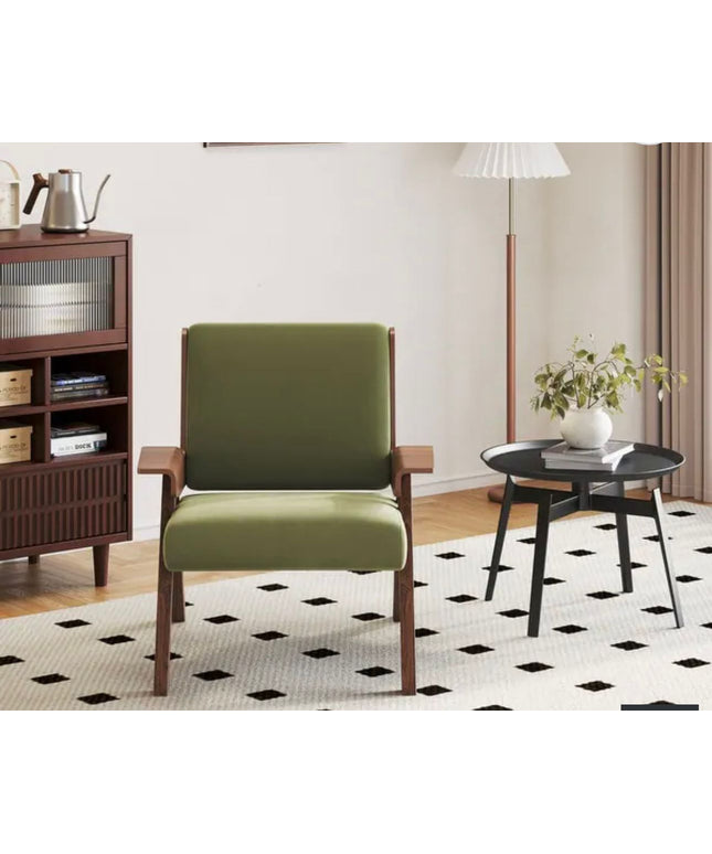 silla moderna verde