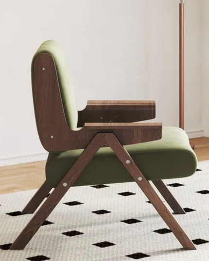 silla moderna verde