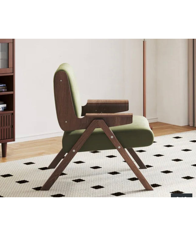 silla moderna verde