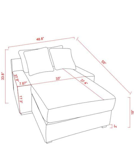 sofa de pana