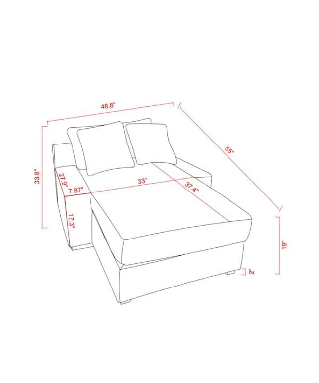 sofa de pana
